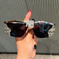 Trendy punk glasses y2k flame sunglasses