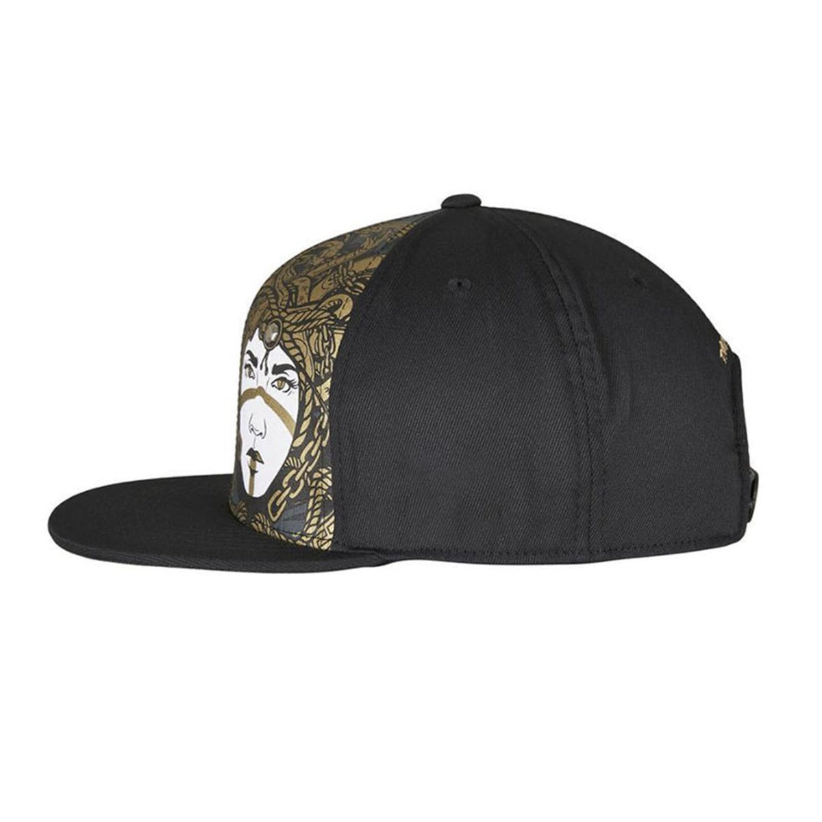 Trendy flat brimmed snapback hatsancient greek mythology medusa
