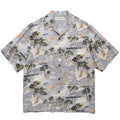 GUILTYPARTIES TIGER Shirts 24ss Coconut Island Style, Cuban Collar Casual Hawaiian Short Sleeve Shirt Men