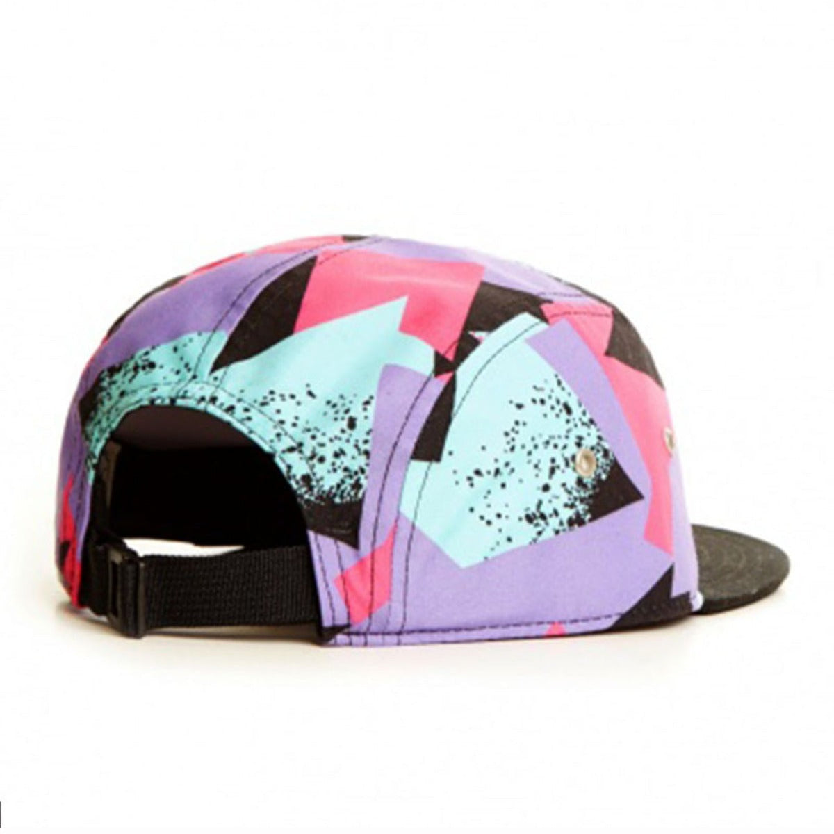 Trendy flat brimmed snapback hatscolorful adjustable sun hat