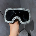 Trendy punk glasses square all-in-one goggles