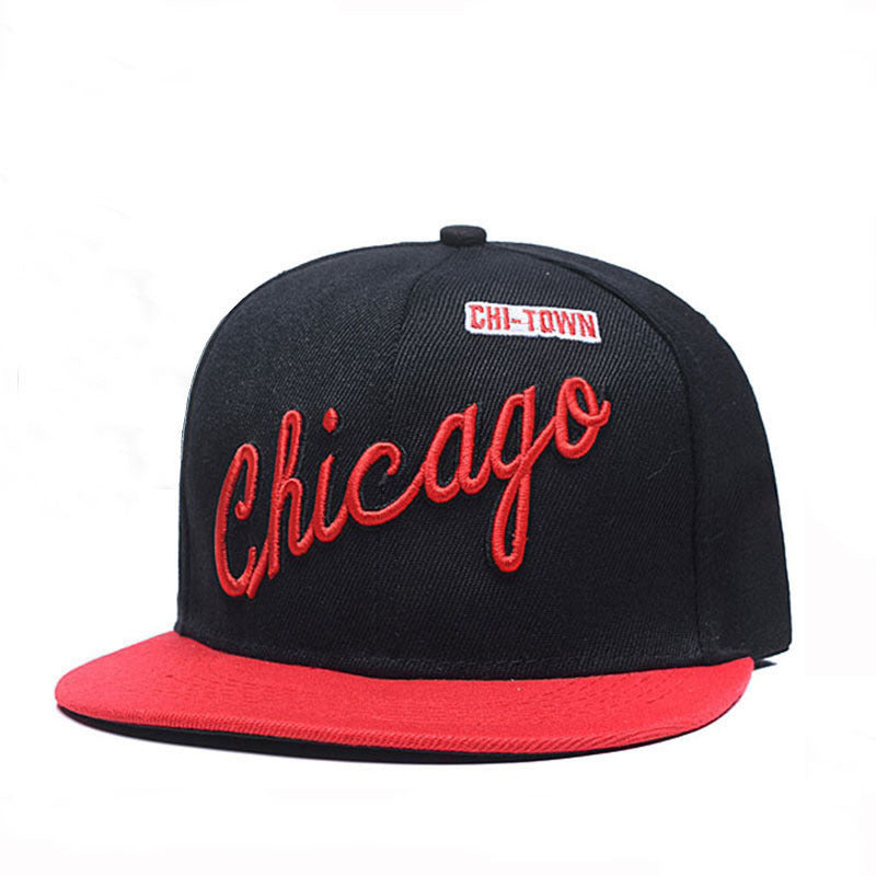 Trendy flat brimmed snapback hats