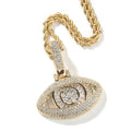 Jewelry Diamond Eyes Pendant Necklace Copper Zircon Silver Angel Pieces St. Valentine's Spectrum