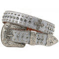 Hip-hop punk rhinestone belt punk style