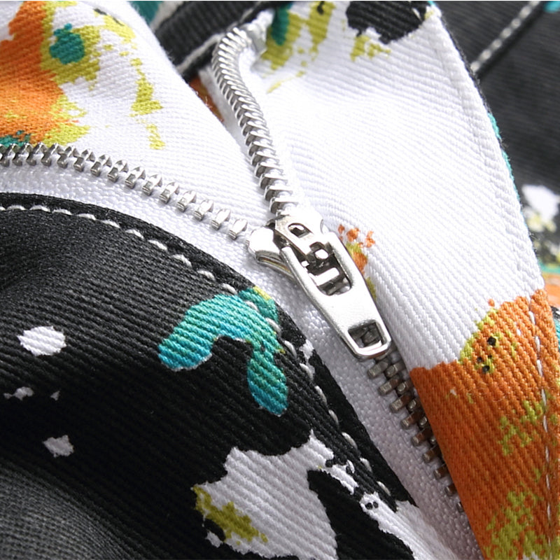 Mens Fashion Jeans Color blocks 1310# Pure cotton high quality