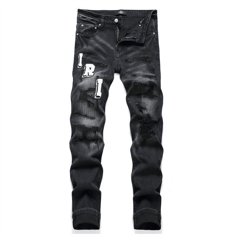 AMIRI Jeans High-quality distressed pure cotton