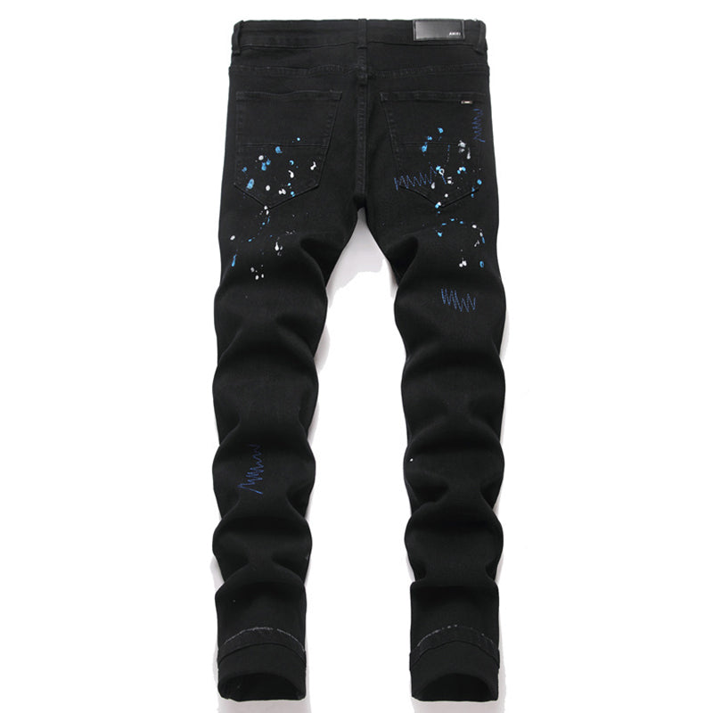 AMIRI Jeans High-quality distressed pure cotton