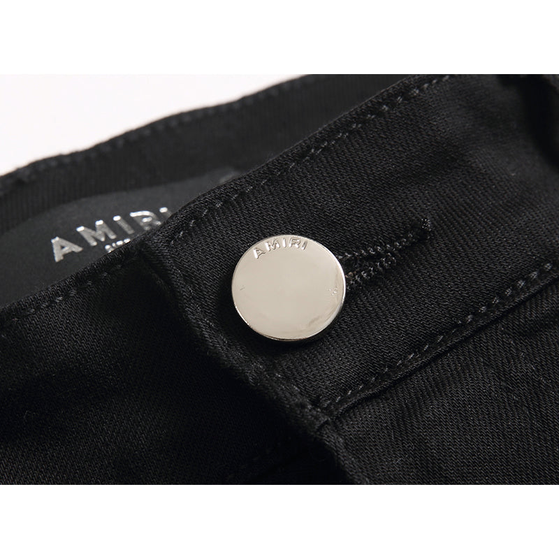 AMIRI Jeans High-quality distressed pure cotton