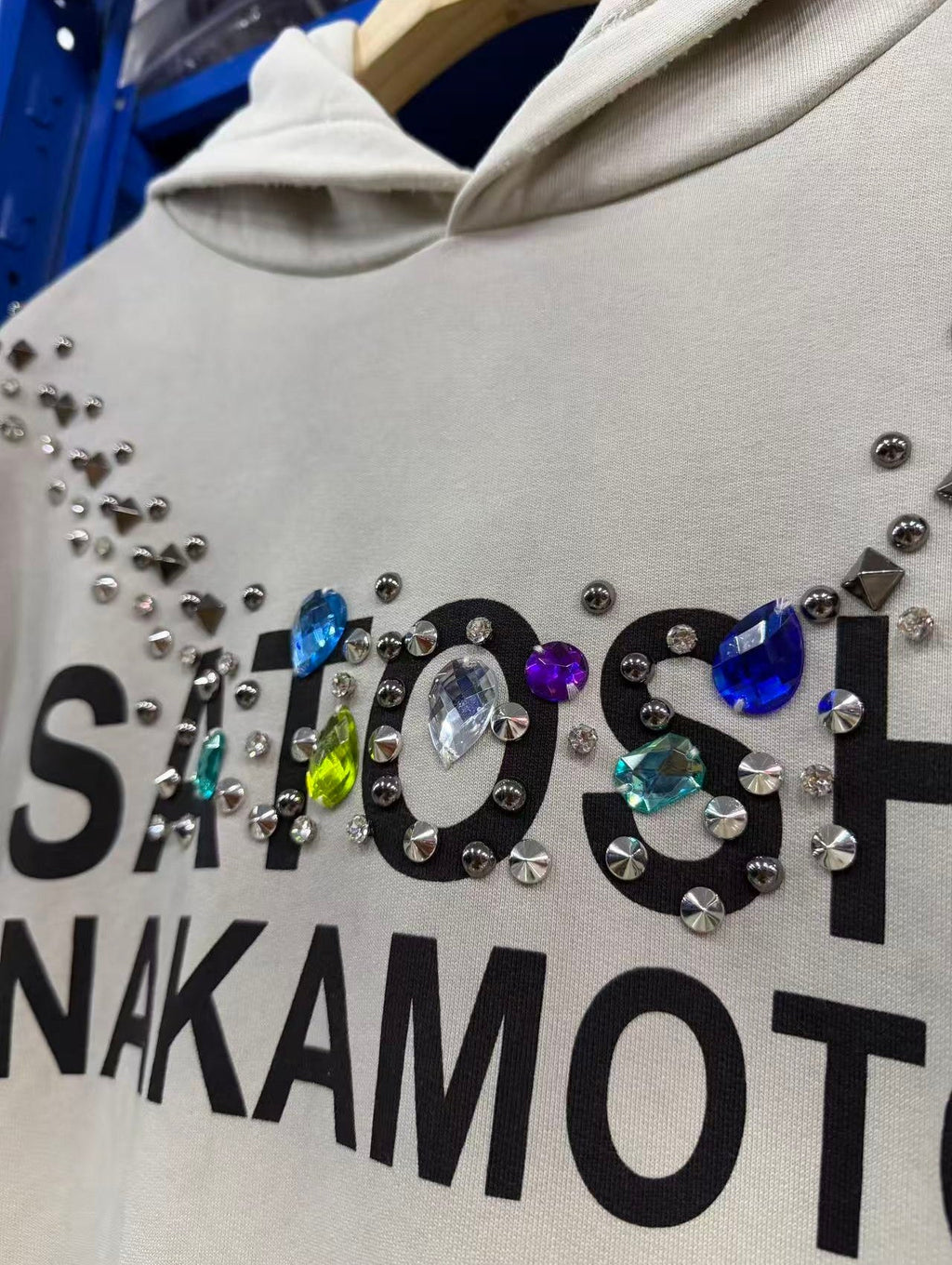 Satoshi Nakamoto hoodie High-quality heavyweight streetwear with a vintage, distressed aesthetic.
