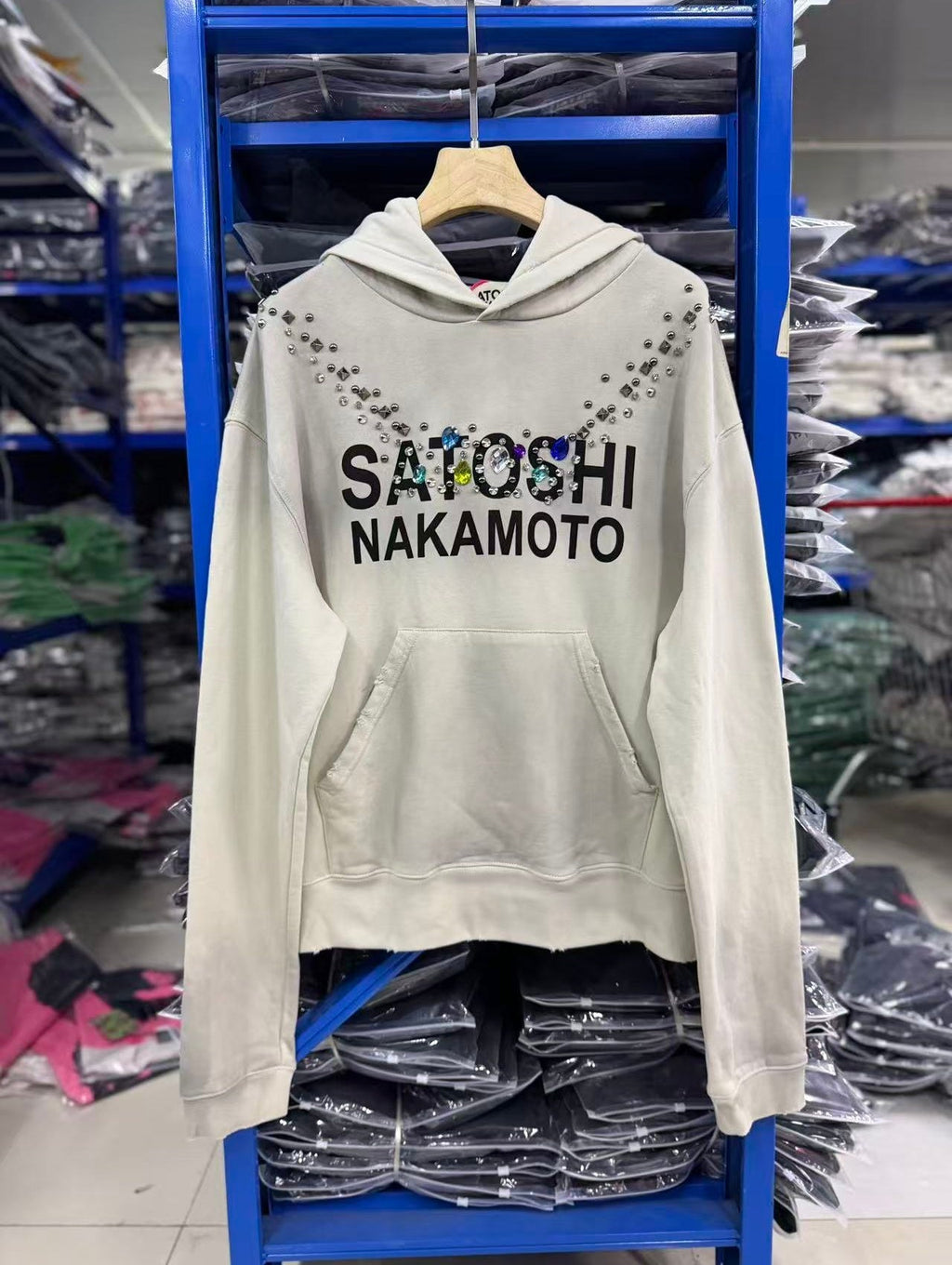 Satoshi Nakamoto hoodie High-quality heavyweight streetwear with a vintage, distressed aesthetic.