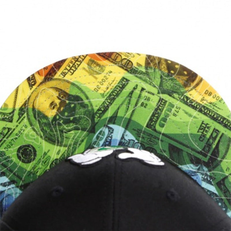 Trendy flat brimmed snapback hatsus dollar