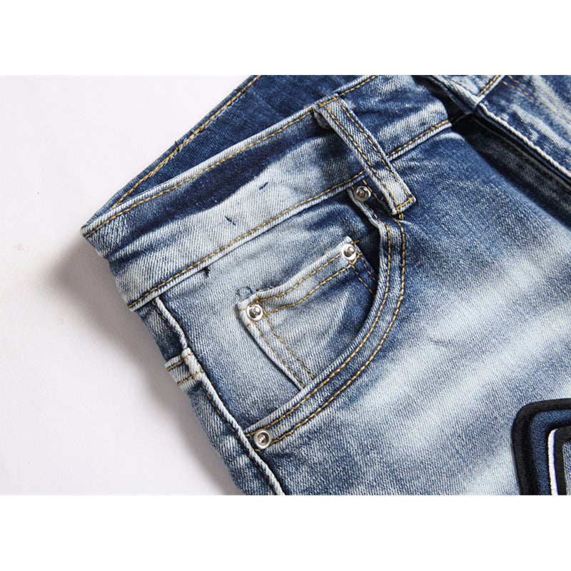 AMIRI Jeans High-quality distressed pure cotton