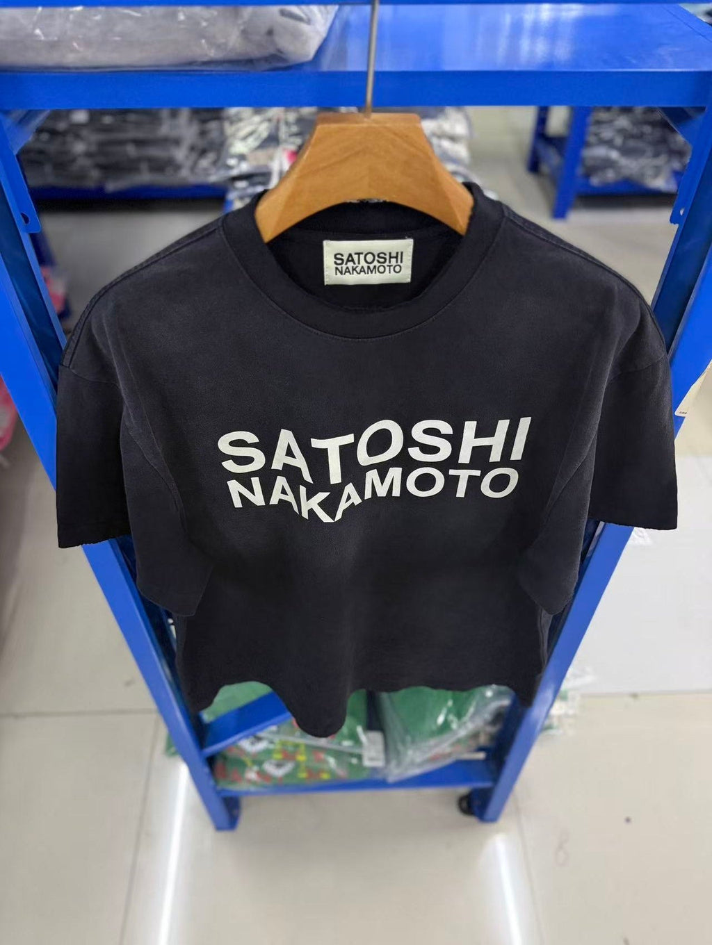 Satoshi Nakamoto t shirt High-quality heavyweight streetwear with a vintage, distressed aesthetic.