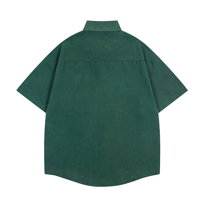 Unisex vintage T-shirt Polo shirt with a stand-up collar