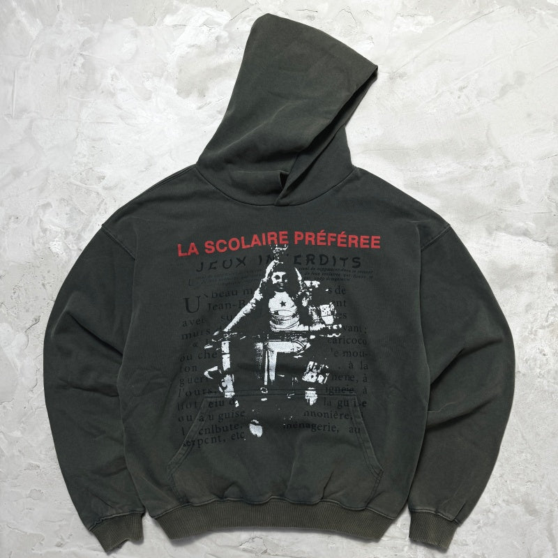Unisex Vintage Hoodie Queen of Dreams Lifestyle â€?Limited Edition Hoodie. Custom color-matched Midnight Green fabric, featuring Asute enzyme-milled wash processing.
