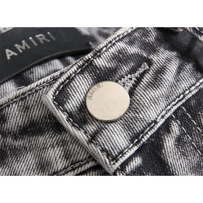 AMIRI Jeans High-quality distressed pure cotton