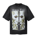 Saint Michael T Shirts Occult Rock Goat Face Guitar Vintage Grunge Graphic Tee