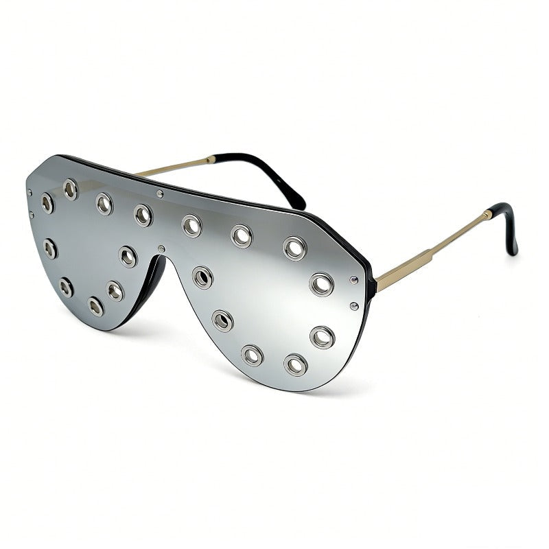 Trendy punk glasses retro