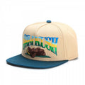 Trendy flat brimmed snapback hatscartoon bear kushstock cap for men and women