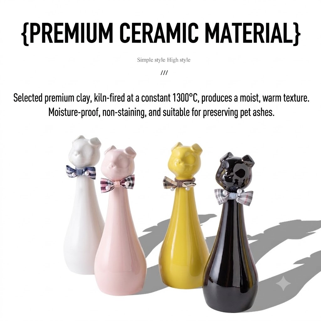 Pet Urn Pet Urn Dog Jar Sealed Jar Urn Moisture-proof Commemorative Box Death Cremation Jar Funeral