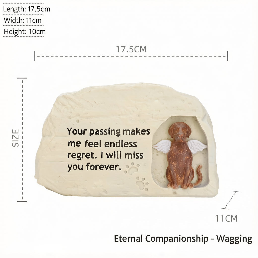 Pet Grave Marker Resin Pet Funeral Urn Storage Box Cat Dog Funeral Memorial Supplies
