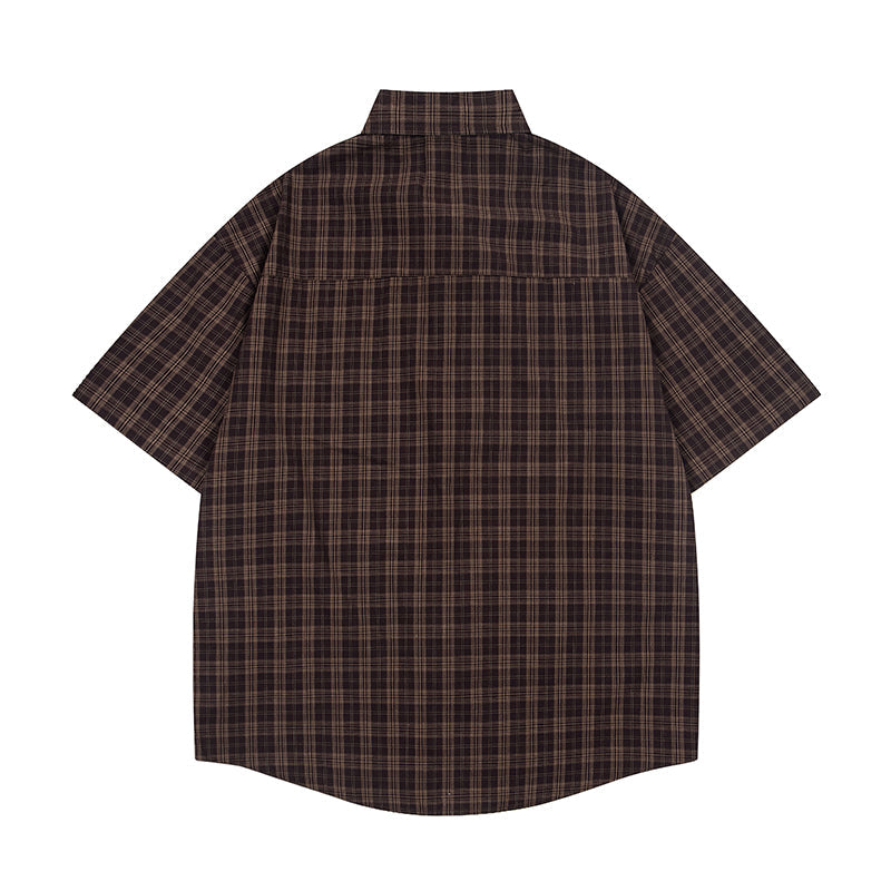 Unisex vintage T-shirt Polo shirt with a stand-up collar