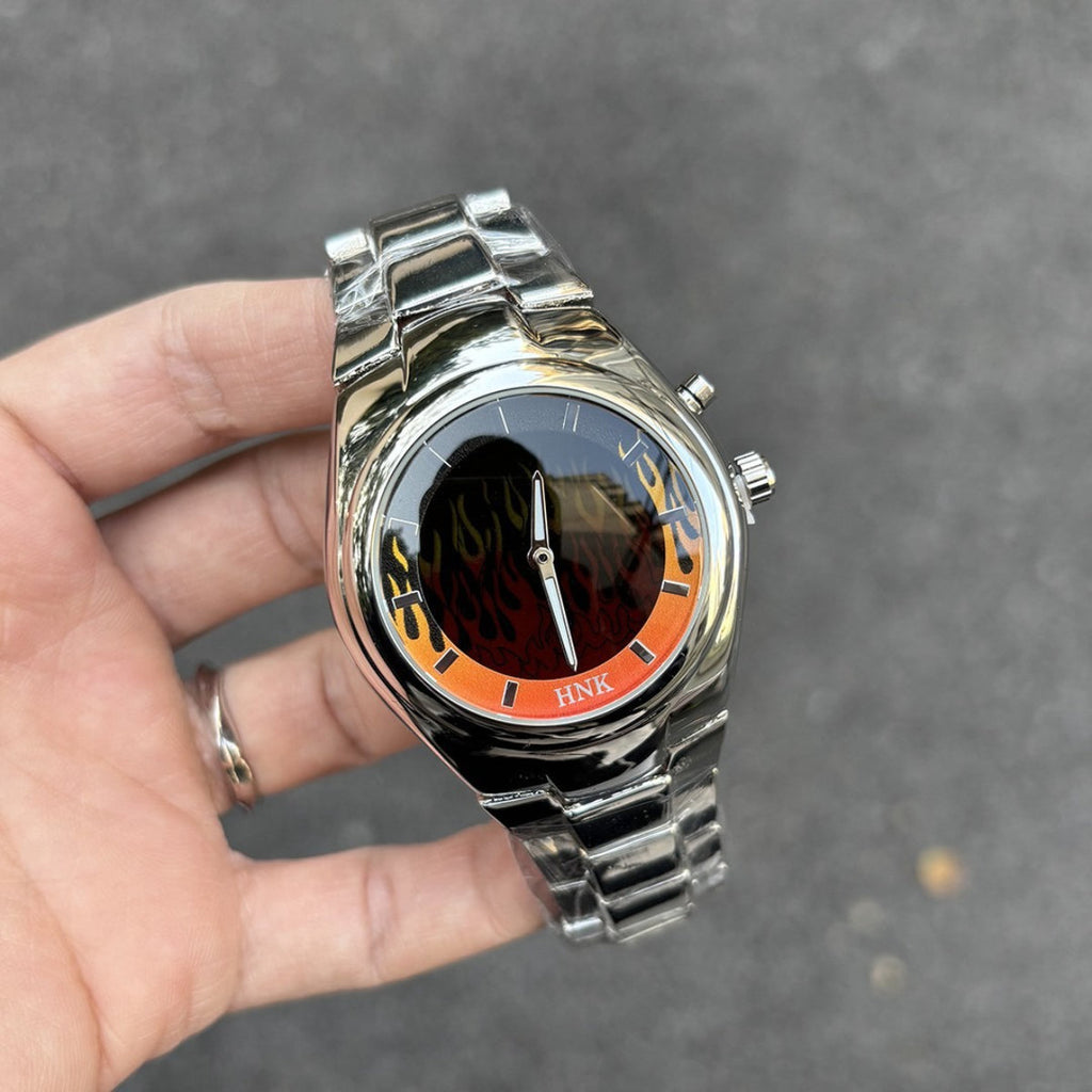 Men's watches y2k creative dynamic flame