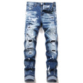 AMIRI Jeans High-quality distressed pure cotton
