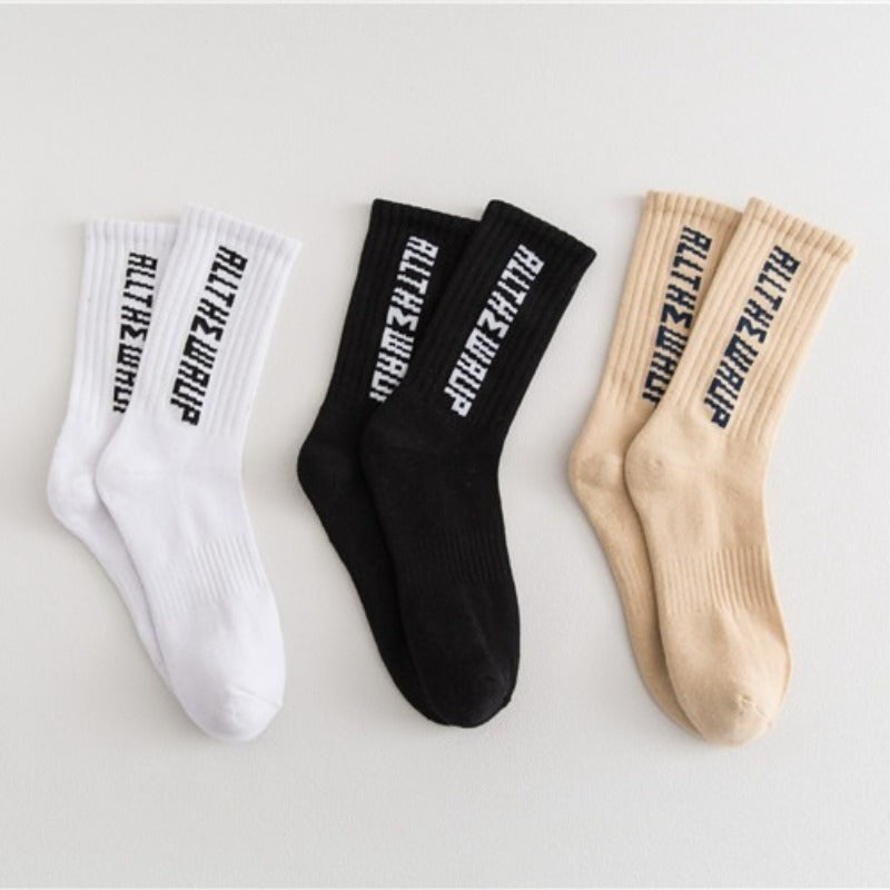 Men socks fall and winterknee socksheattech