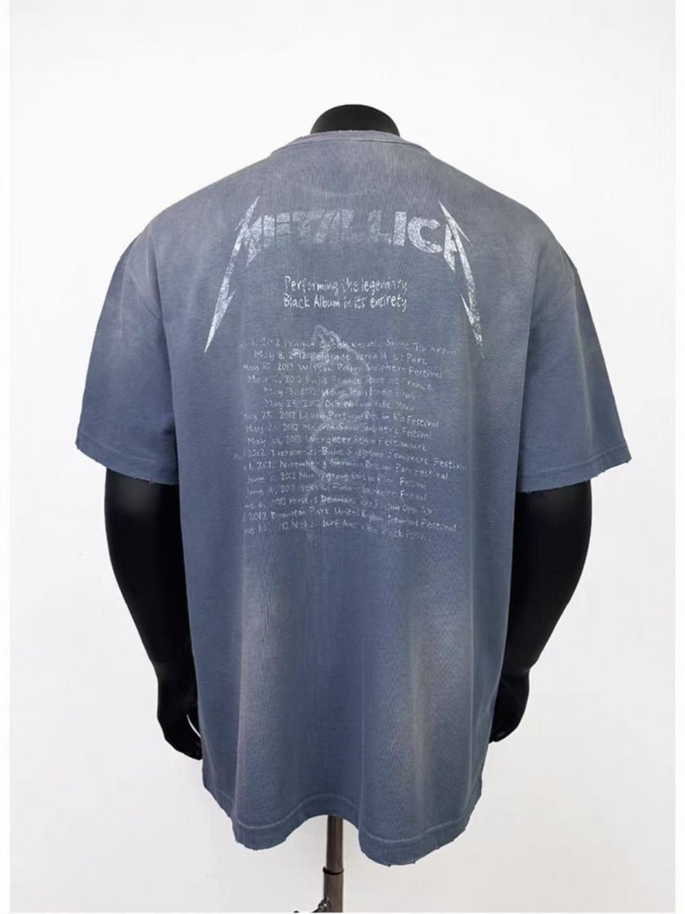 Vintage style washed summer wear T shirt 260G pure cotton high-quality streetwear