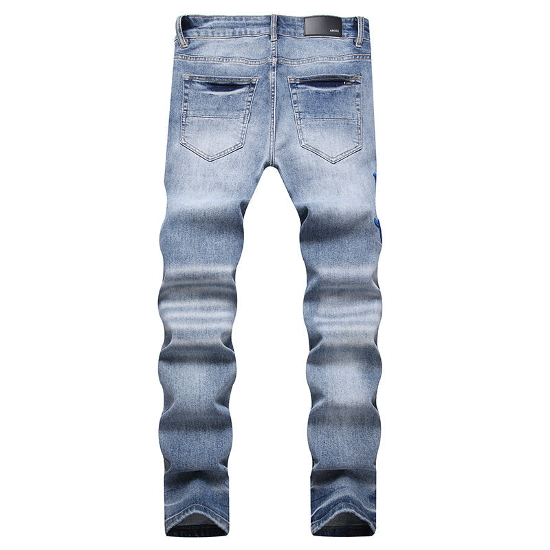 AMIRI Jeans High-quality distressed pure cotton