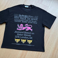 Unisex vintage T-shirt Pink floral print