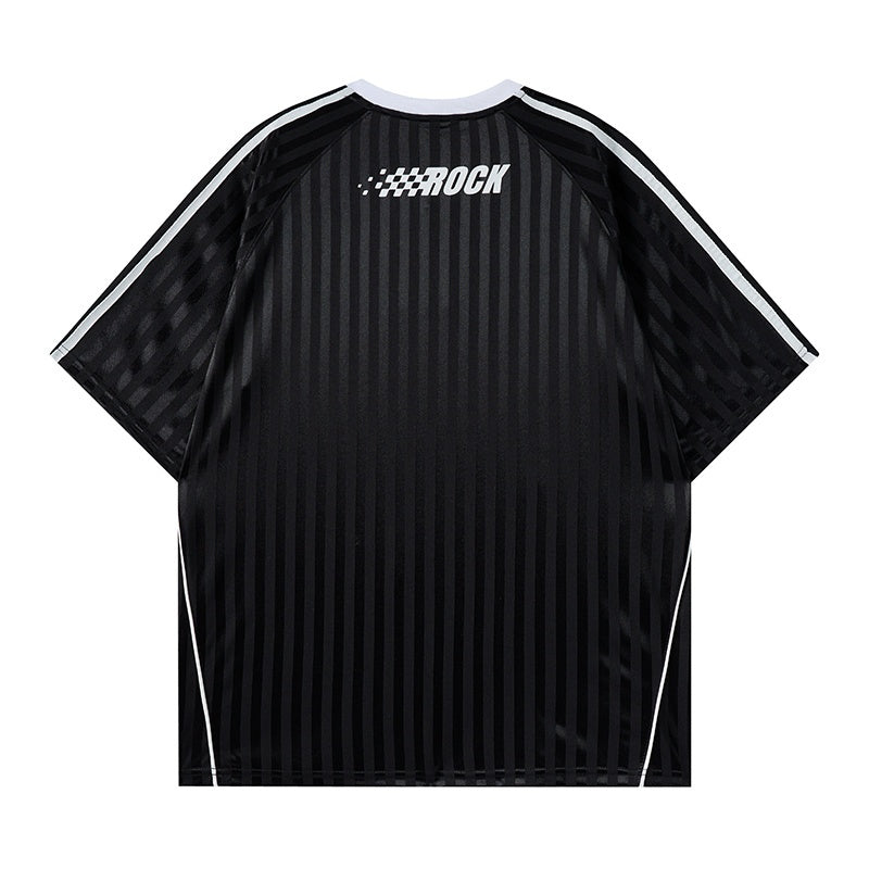 Unisex vintage T-shirts  No. 77 Fashionable Digital Stripes