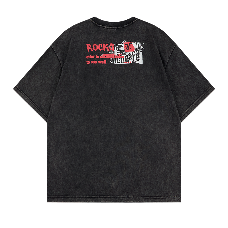 Unisex vintage T-shirts Distressed vintage texture