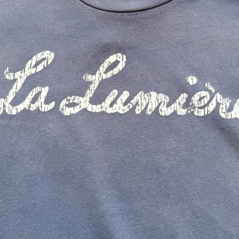Unisex Vintage T Shirts SAINT MICHAEL La Lumière (French for The Light) Limited Edition. Features heavyweight 320g fabric (post-wash weight) that matches the original specifications, along with vintage-style single-stitch and blind stitch (top-