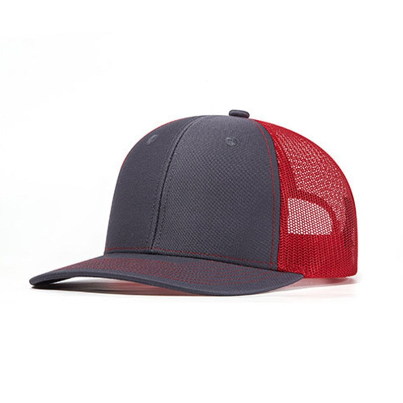 Trendy flat brimmed snapback hatssunshade net hat