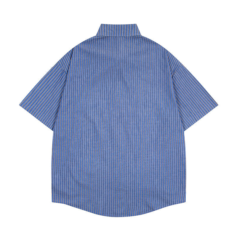 Unisex vintage T-shirt Polo shirt with a stand-up collar