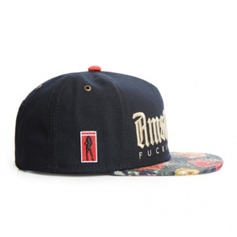 Trendy flat brimmed snapback hats A-Dam Cap