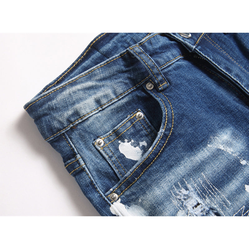 AMIRI Jeans High-quality distressed pure cotton