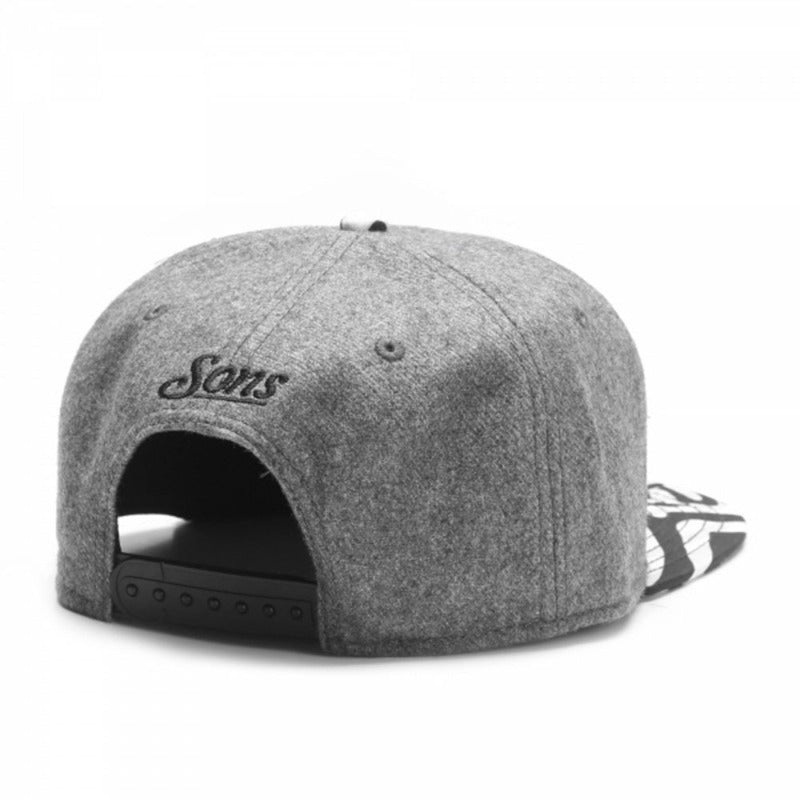 Trendy flat brimmed snapback hatsletterc spring summer sun hat