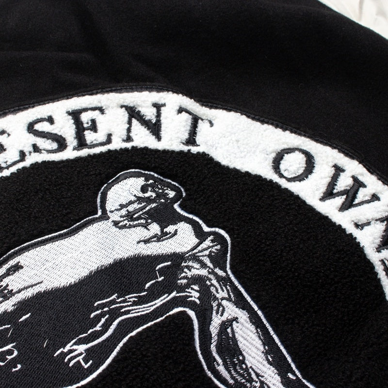 American-style baseball jacket Powered by Represent â€?Club Logo Embroidery (Vibe Style)