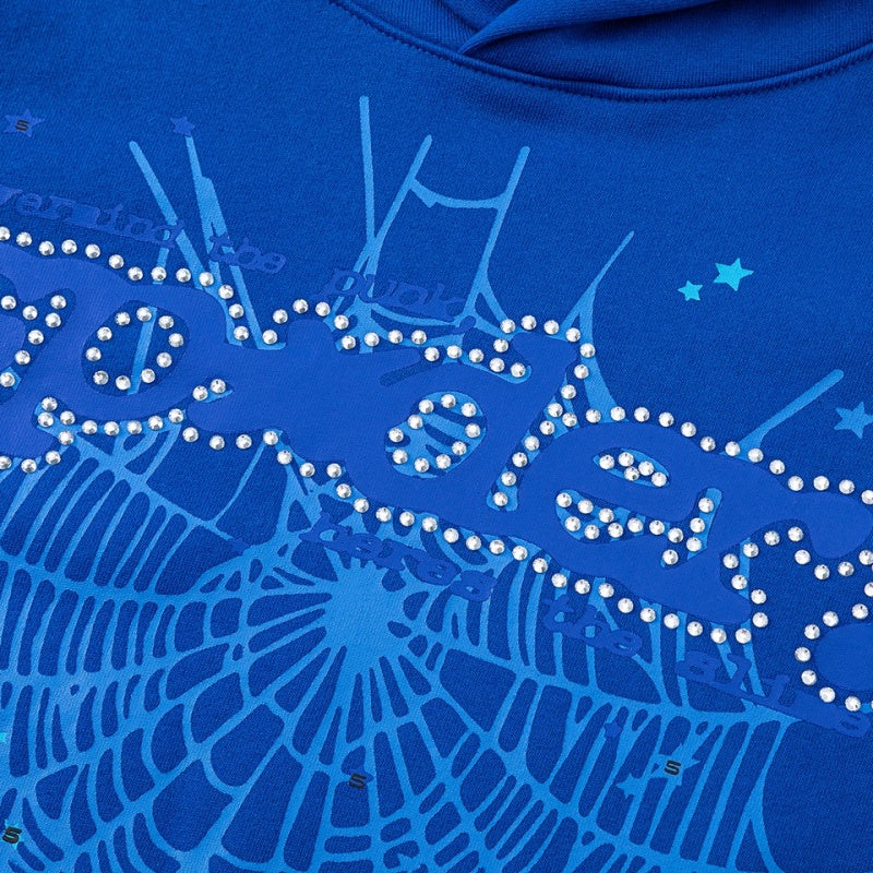 Spiderweb hoodie & sweatpants 2 piece set High-quality pure cotton for autumn and winter