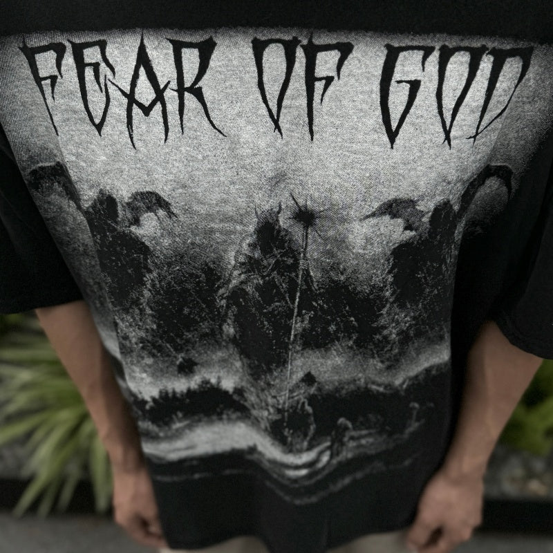 Unisex Vintage T Shirts Fear of God Judgment and Redemption Limited Edition (1-of-1) Vintage T-Shirt
