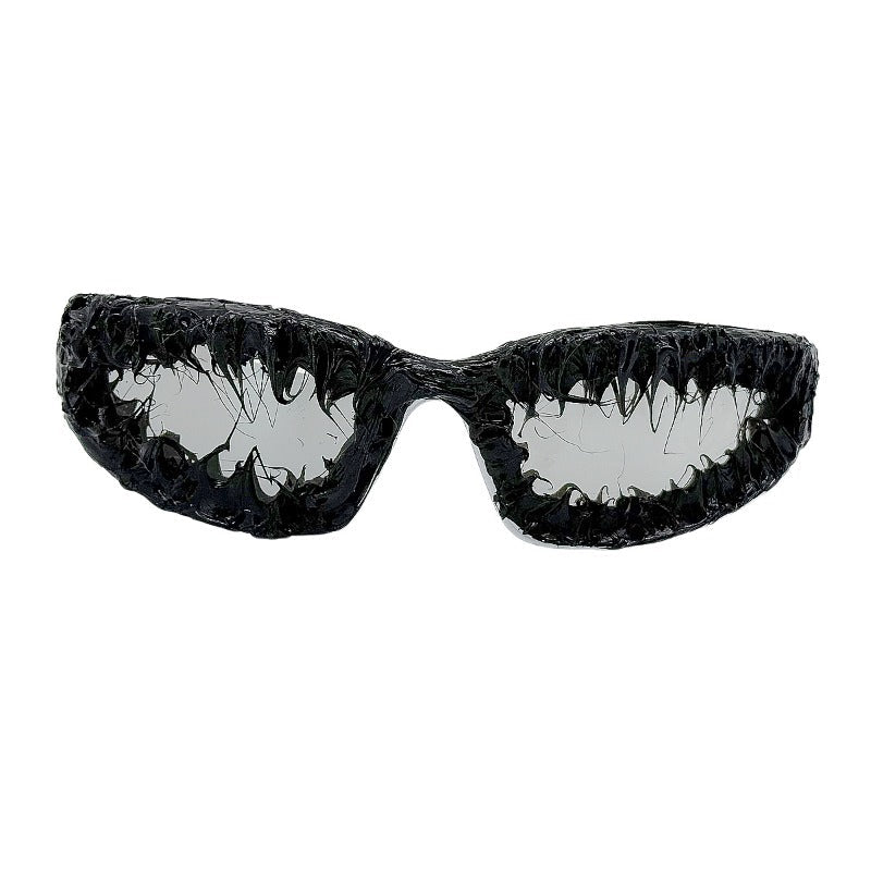 Trendy punk glasses special-shaped gothic style