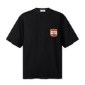 RHUDE T Shirts Antique Wine Tag Emblem Design
