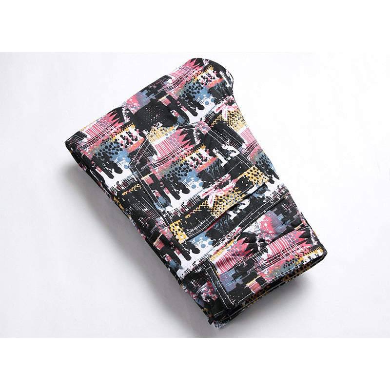 Mens Fashion Jeans Street mosaic 8836# Pure cotton high quality