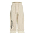 American-style streetwear harem pants Fleece-lined and thickened Sherpa Fleece Cuffed Hem Trousers