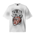 Saint Michael T Shirts Aged Rock and Roll Tongue Emblem Artwork