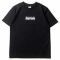 Mens T-shirt Vintage Streetwear brand Supreme paisley Box Logo print