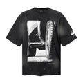 Saint Michael T Shirts Furious 7 Racing Tire Vintage Black Washed Tee Graphic